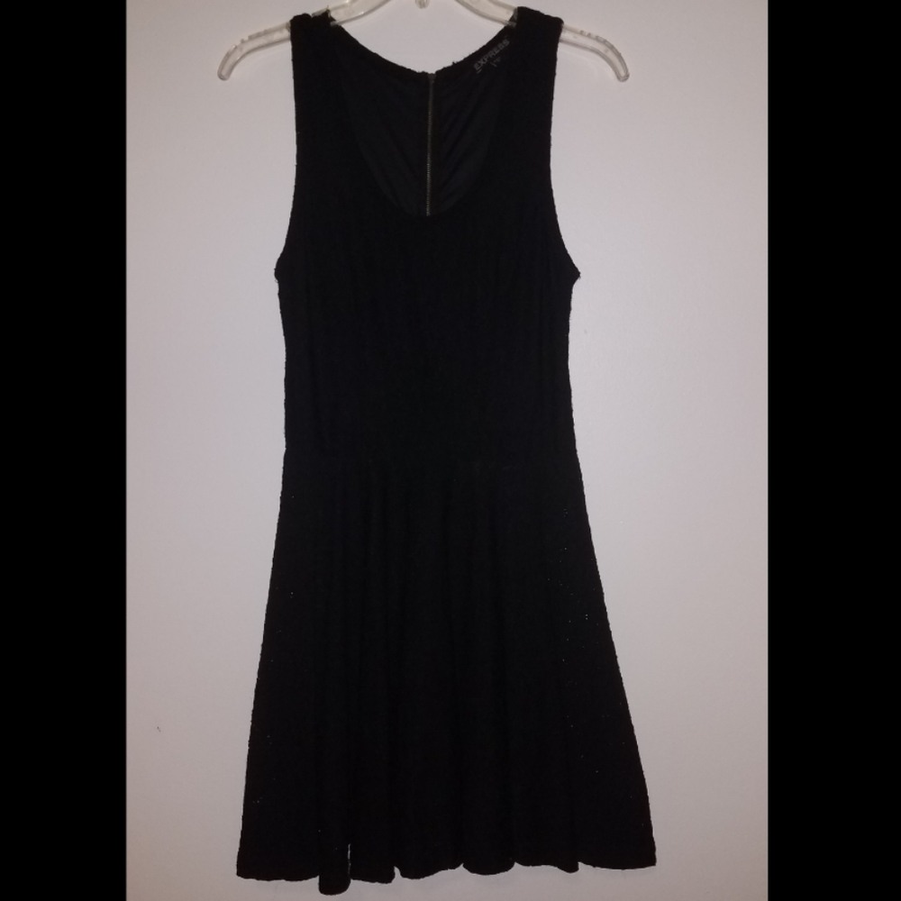 Express Lace Little Black Dress